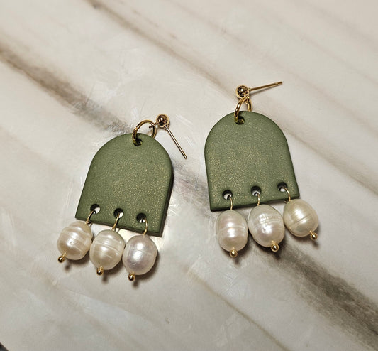 Pearly Archway Dangles
